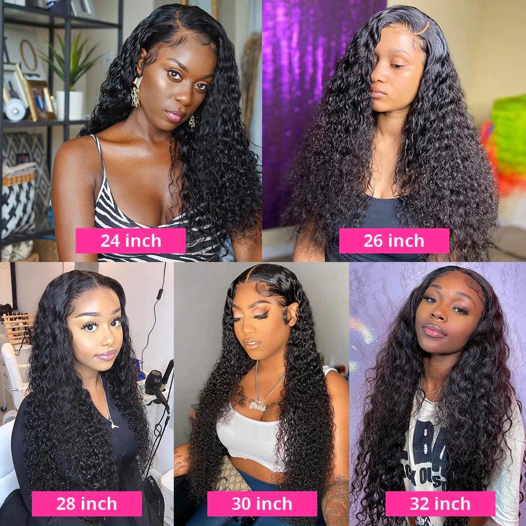 13x6 Lace Front Perruques Cheveux Humains Brésilien Curly Wave - hjweavebeauty