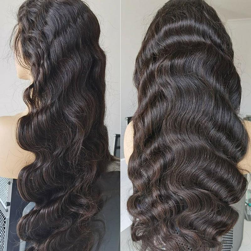 13x6 Lace Front Perruques Cheveux Humains Brésilien Loose Water Wave Tissage - hjweavebeauty