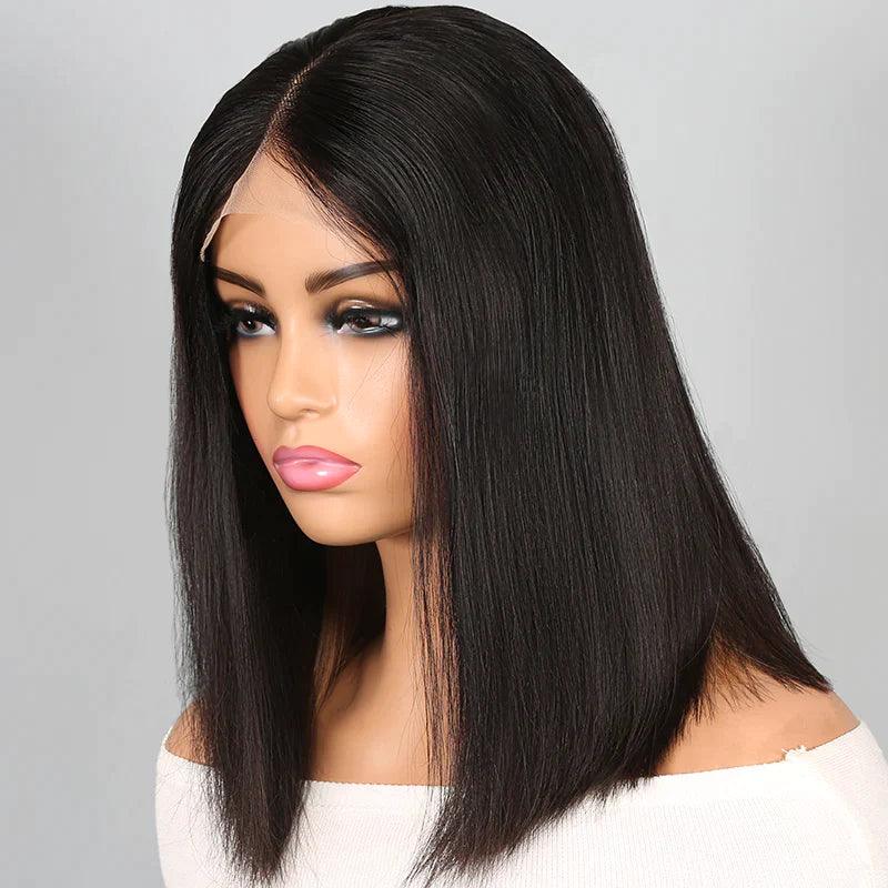 4x4 Coloré Perruque Brésilienne Straight Bob Cheveux Humains - hjweavebeauty