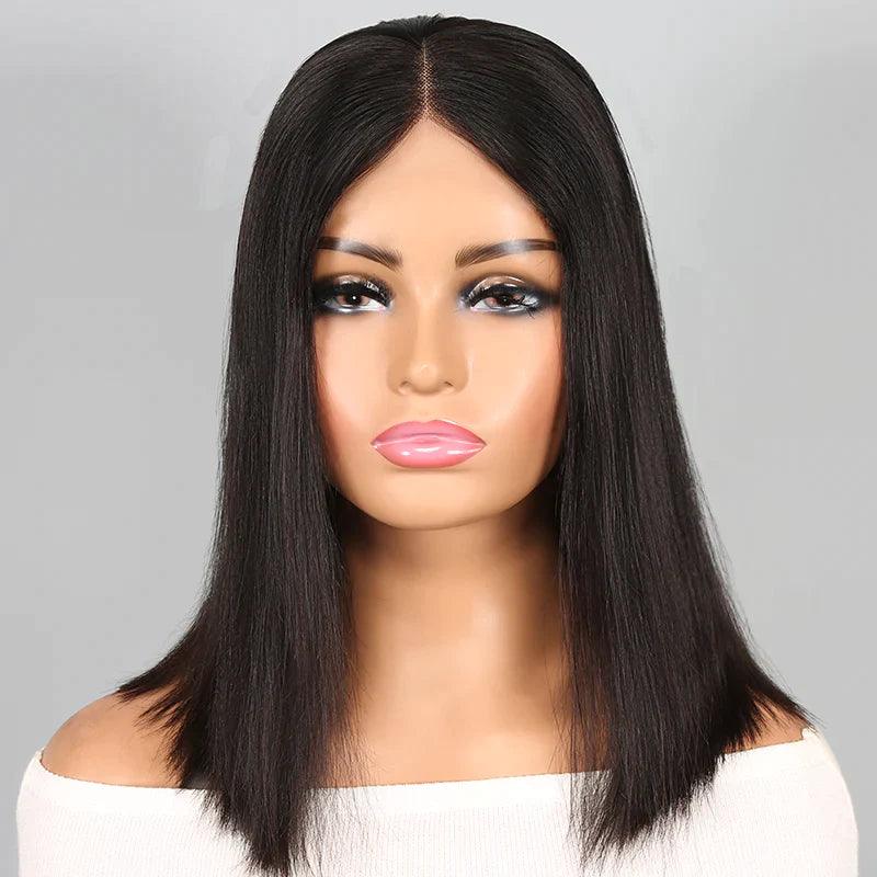 4x4 Coloré Perruque Brésilienne Straight Bob Cheveux Humains - hjweavebeauty