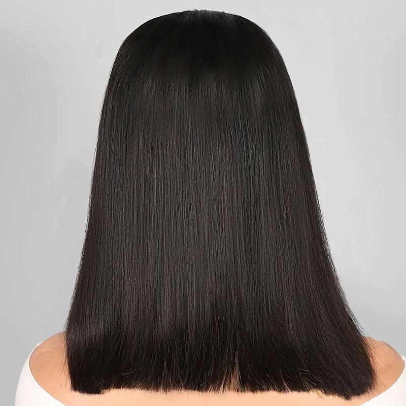 4x4 Coloré Perruque Brésilienne Straight Bob Cheveux Humains - hjweavebeauty