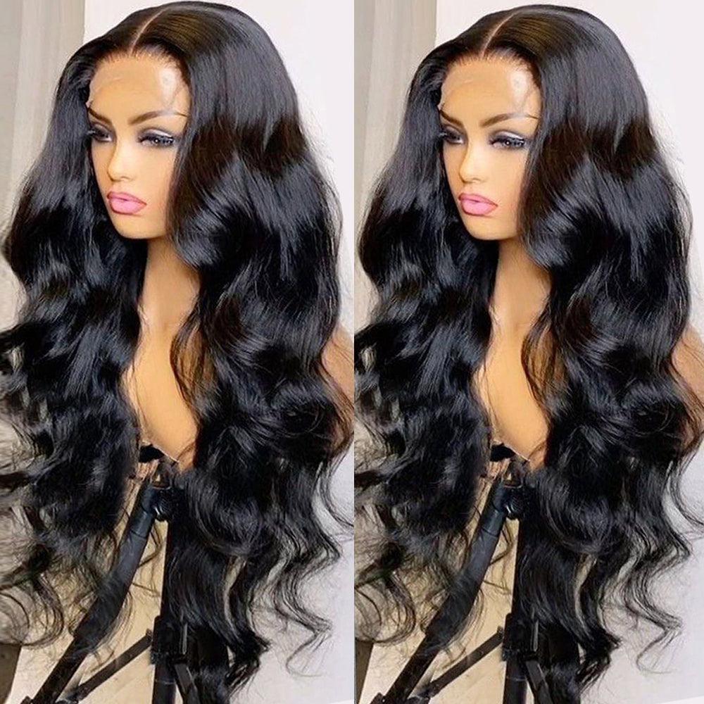 4x4 Perruques Cheveux Humains Lace Closure Brésilien Body Wave Tissage - hjweavebeauty