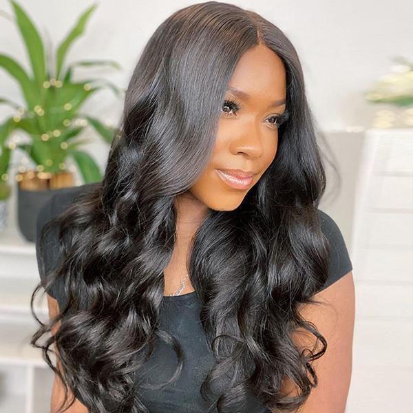 4x4 Perruques Cheveux Humains Lace Closure Brésilien Body Wave Tissage - hjweavebeauty