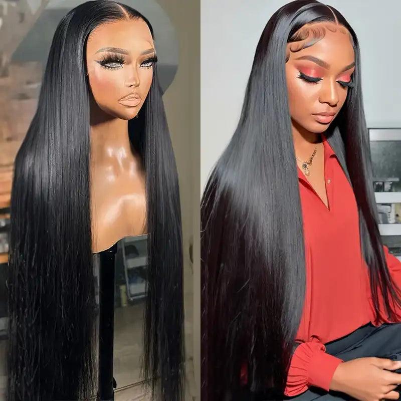 7X5 Glueless Upgraded Bleached Knots Wear Go Lisse Perruque cheveux humains - hjweavebeauty