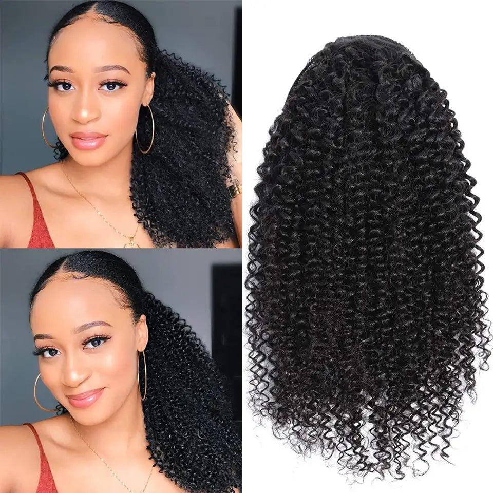 Clip Bouclé Dans Extensions De Queue De Cheval 220G 31inch Hair Clip Bouclé Dans Extensions De Queue De Cheval 220G 31inch Hair