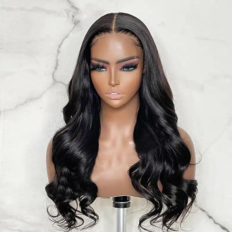 Glueless Bleached Knots Wear Go Brésilien Wave Perruque Cheveux Humains - hjweavebeauty