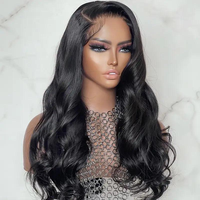 Glueless Bleached Knots Wear Go Ocean Wave Perruque Cheveux Humains - hjweavebeauty