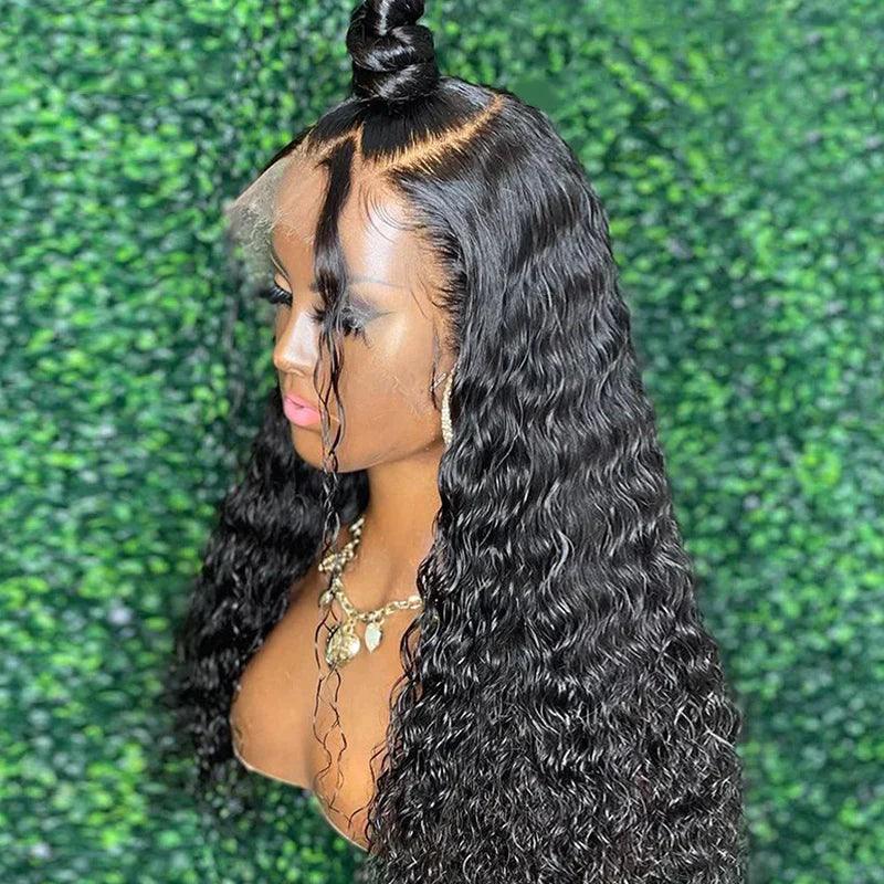 13x4 13x6 HD Lace Front Perruques Cheveux Humains Brésilienne Deep Curly - hjweavebeauty