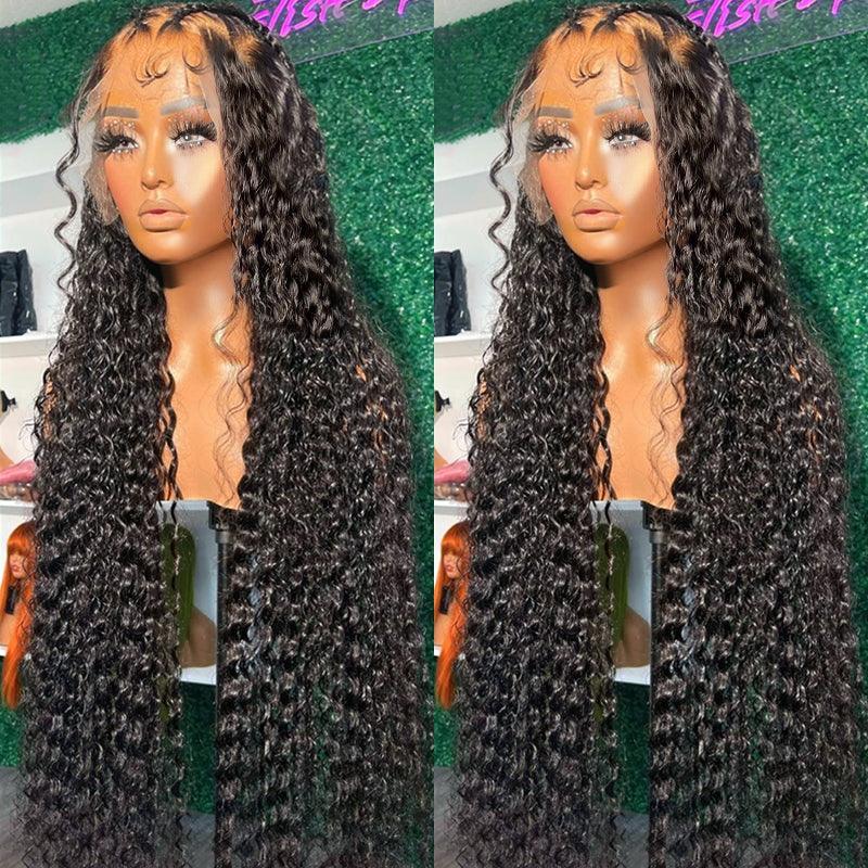 13x4 13x6 HD Lace Front Perruques Cheveux Humains Brésilienne Deep Curly - hjweavebeauty