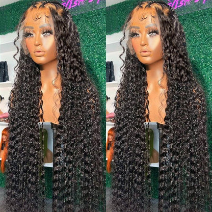 13x4 13x6 HD Lace Front Perruques Cheveux Humains Brésilienne Deep Curly - hjweavebeauty