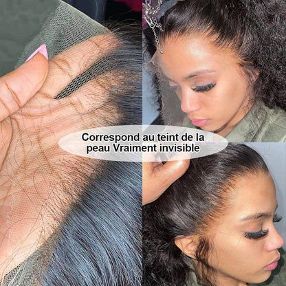 13x4 13x6 HD Lace Front Perruques Cheveux Humains Brésilienne Deep Curly - hjweavebeauty