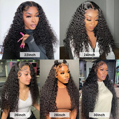 13x4 13x6 HD Lace Front Perruques Cheveux Humains Brésilienne Deep Curly - hjweavebeauty