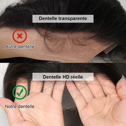 13x4 13x6 HD Lace Front Perruques Cheveux Humains Brésilienne Straight Lisse - hjweavebeauty