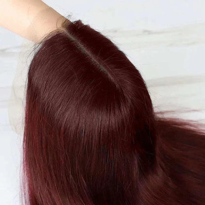 13x4 99J Color Lace Front Perruques Cheveux Humains Brésilien Lisse - hjweavebeauty