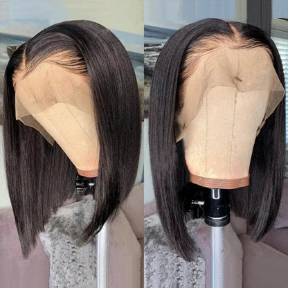 13x4 Bob Perruque En Dentelle Sur Le Devant En Cheveux Humains (Un Paquet Comprend 2 Perruques) - hjweavebeauty