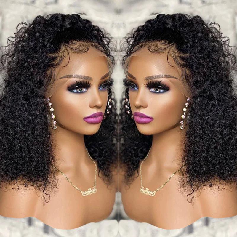 13x4 Bob Perruque En Dentelle Sur Le Devant En Cheveux Humains (Un Paquet Comprend 2 Perruques) - hjweavebeauty