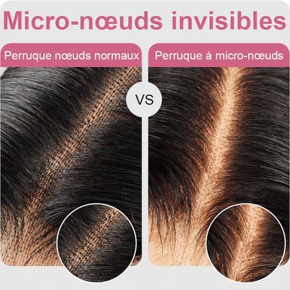 9x6 Glueless Cheveux Crépus Bob Perruque Sans Colle Prédécoupage Lisse 4C Edeges