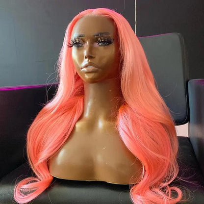 7x5 Glueless Perruques Sans Colle Rose Cheveux Humains Brésilien Body Wave - hjweavebeauty