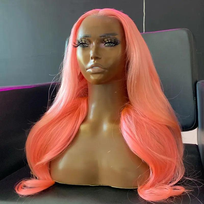 7x5 Glueless Perruques Sans Colle Rose Cheveux Humains Brésilien Body Wave - hjweavebeauty