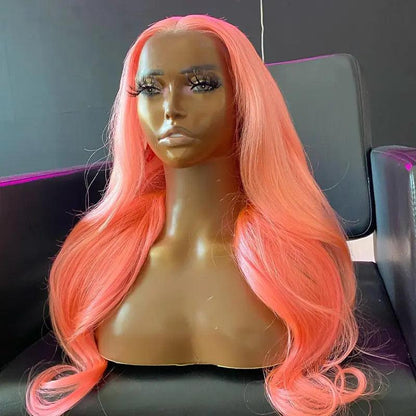 7x5 Glueless Perruques Sans Colle Rose Cheveux Humains Brésilien Body Wave - hjweavebeauty