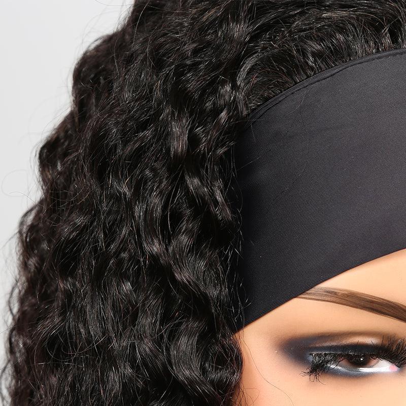 Bandeau Perruque Bob Cheveux Humains Brésiliens Bouclé - hjweavebeauty