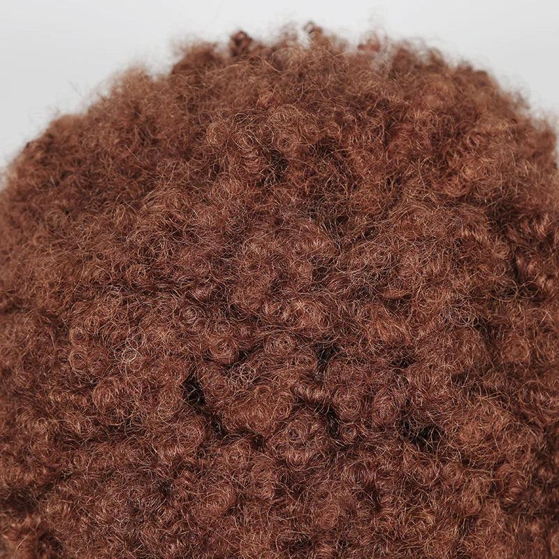 Court Ombre Bandeau Perruque Bob Cheveux Humains Brésiliens Bouclé - hjweavebeauty
