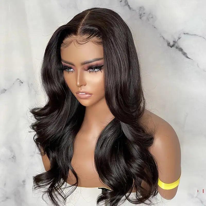 Glueless Bleached Knots Wear Go Brésilien Wave Perruque Cheveux Humains - hjweavebeauty