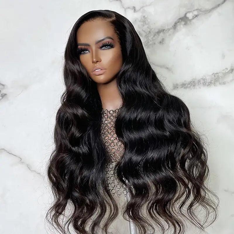 Glueless Bleached Knots Wear Go Brésilien Wave Perruque Cheveux Humains - hjweavebeauty