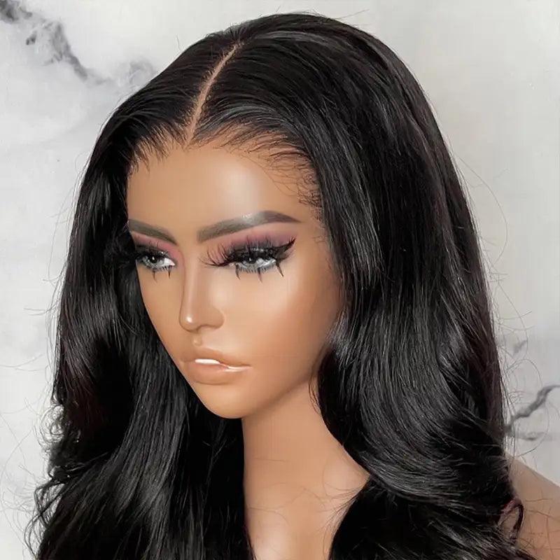 Glueless Bleached Knots Wear Go Brésilien Wave Perruque Cheveux Humains - hjweavebeauty