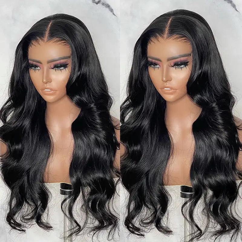 Glueless Bleached Knots Wear Go Brésilien Wave Perruque Cheveux Humains - hjweavebeauty