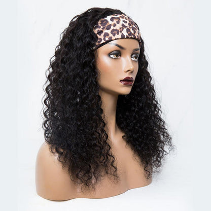 Perruque Bandeau Cheveux Humains Brésiliens Deep Curly - hjweavebeauty