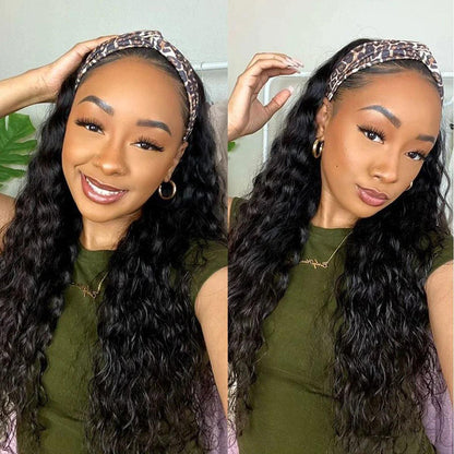 Perruque Bandeau Cheveux Humains Brésiliens Deep Curly - hjweavebeauty