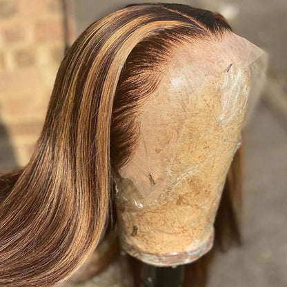 Perruques Colorées En Cheveux Humains Ombre Brésilien Straight - hjweavebeauty